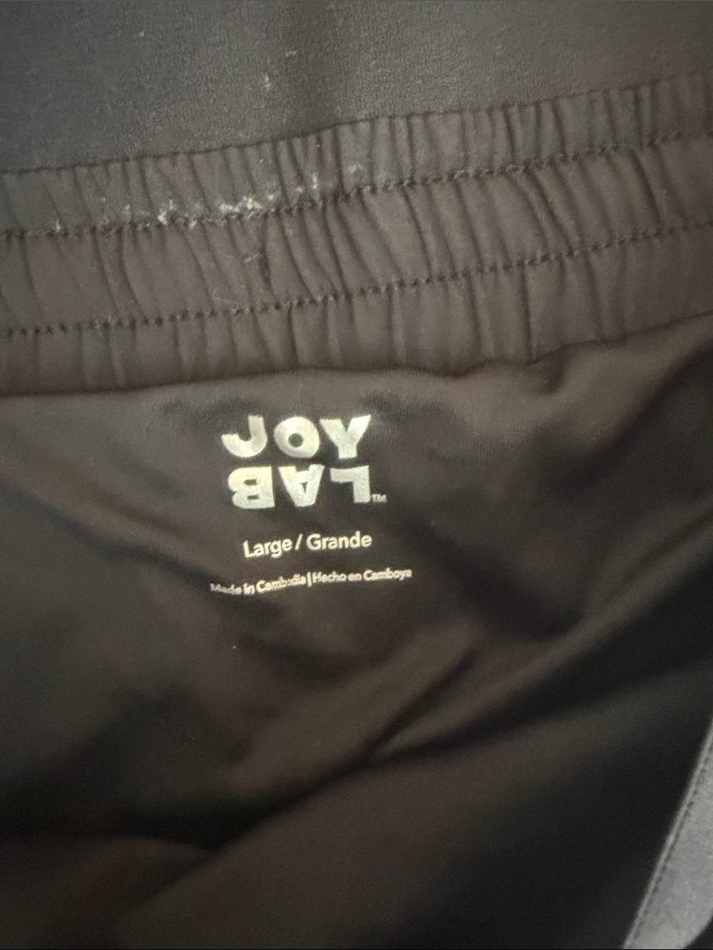 JoyLab Women's Athletic Shorts Trio - Black & Light Blue - Picture 2 of 5